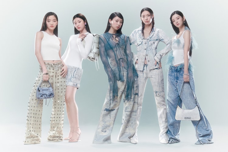 全新韩国女团 ILLIT 出镜演绎 Acne Studios 2024 春夏系列形象大片