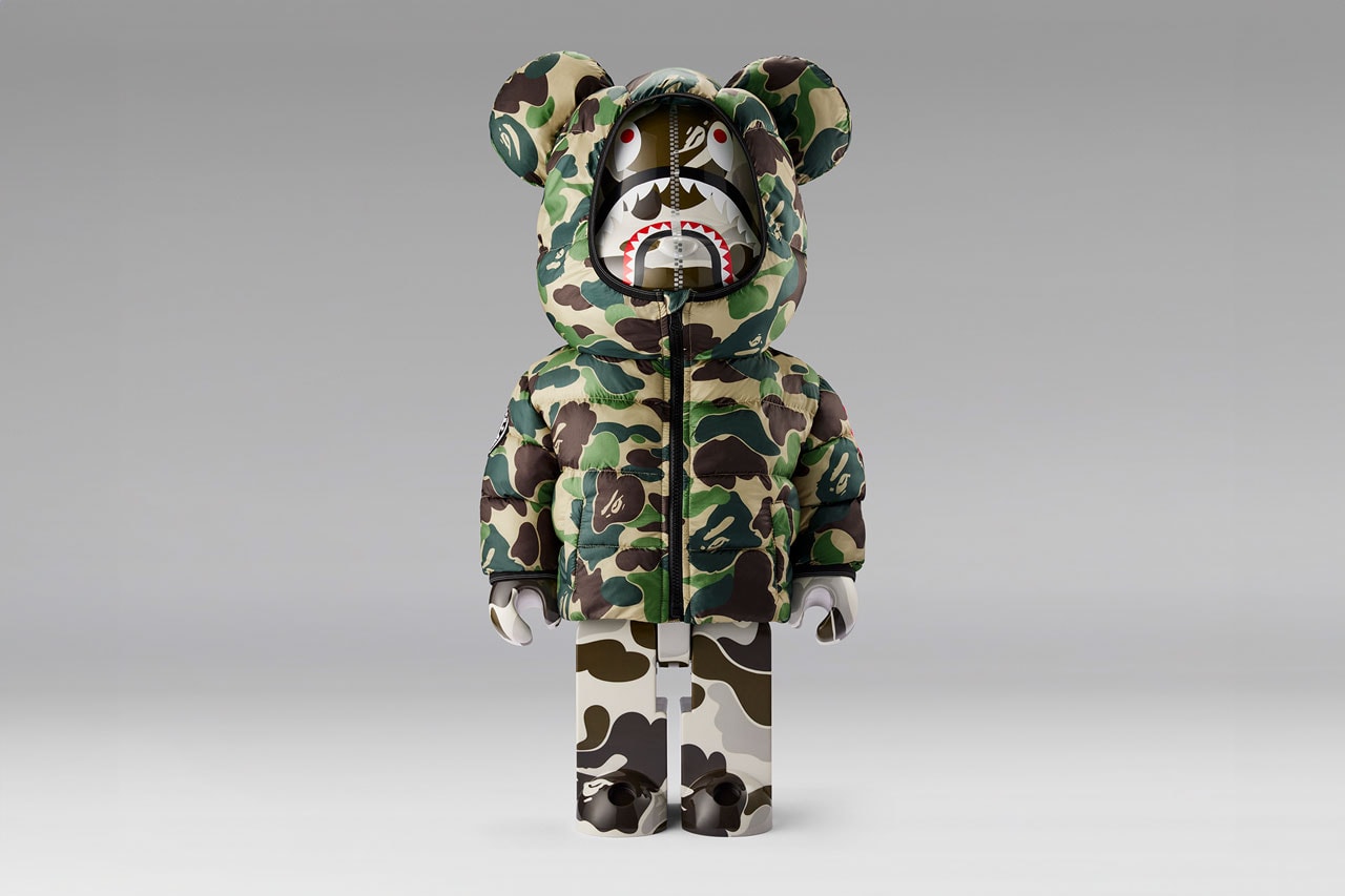 A BATHING APE® × CANADA GOOSE × Medicom Toy 全新三方联名 BE@RBRICK 正式登场