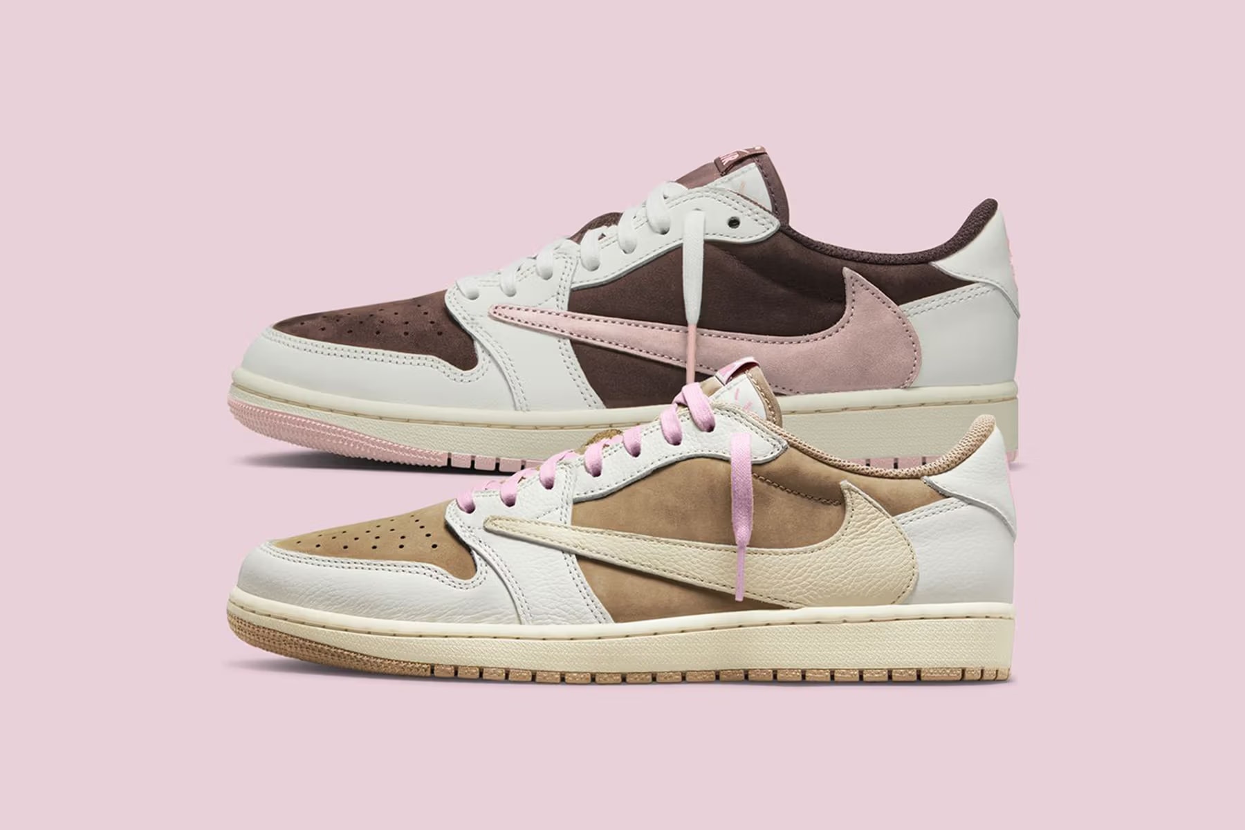 Travis Scott × Air Jordan 1 Low OG 联名鞋款将推出两款全新配色
