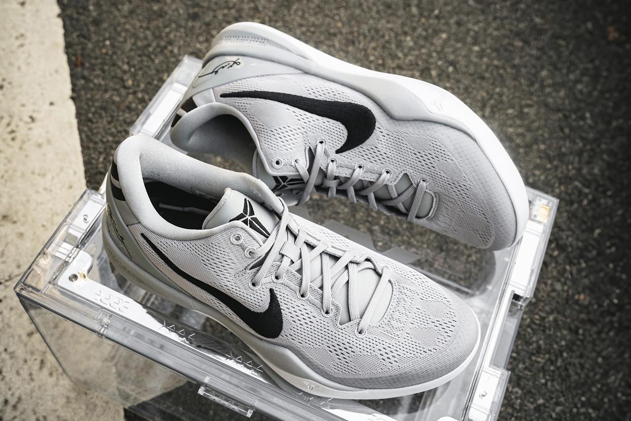 率先近赏 Nike Kobe 8 Protro 最新配色「Grey/Black」鞋款