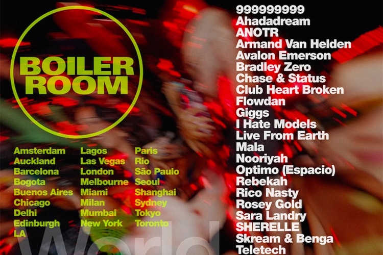 空降 25 座城市！Boiler Room 正式宣布 2024 世界巡演、首波演出阵容