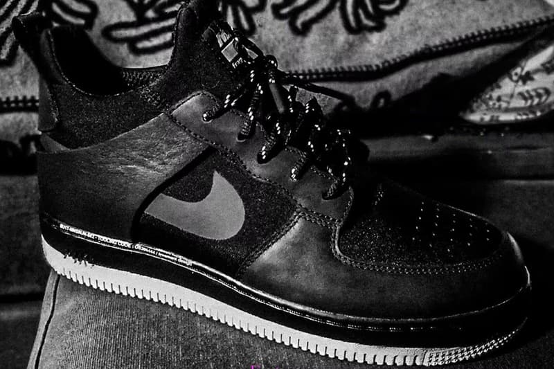 藤原浩率先曝光 fragment design × Nike Air Force 1 Low 联名 Sample 鞋款