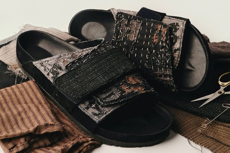 设计师打造 Birkenstock Kyoto 全新褴褛刺子绣定制鞋款
