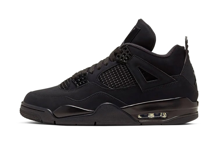 Air Jordan 4 最新复刻配色「Black Cat」鞋款率先曝光