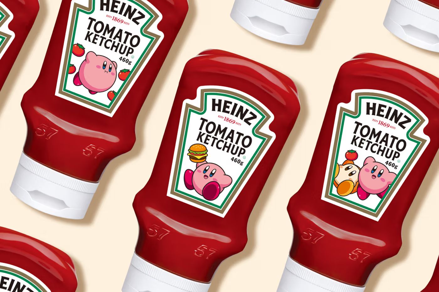 Nintendo 携手 Heinz 推出全新限量「卡比 Kirby 」番茄酱瓶