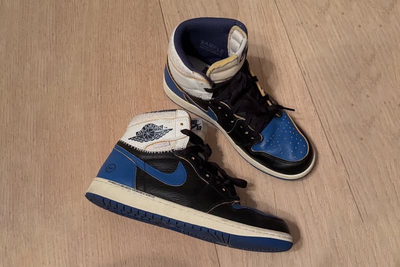 藤原浩率先曝光 fragment design × Union LA × Air Jordan 1 High OG「Sport Royal」最新联名配色
