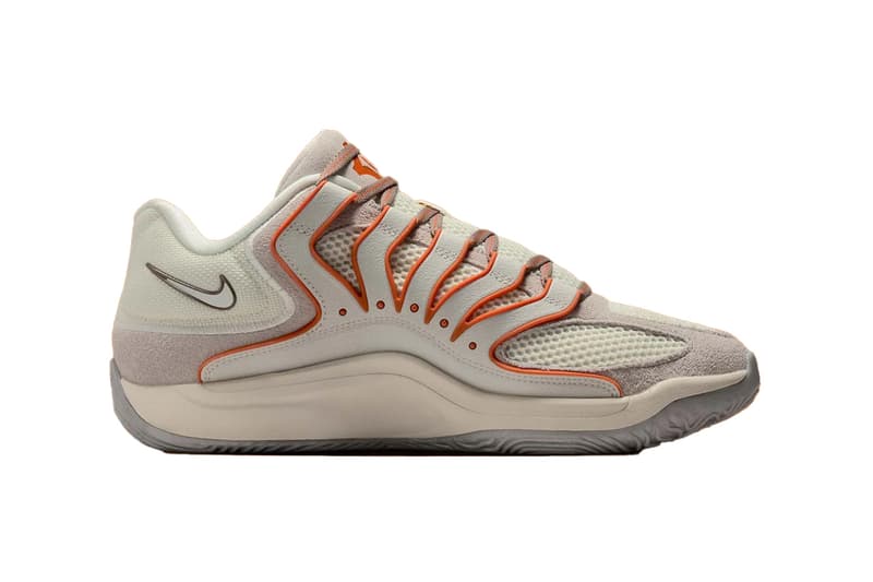 率先近赏 Nike KD 18「Rise」Soft Pearl × Campfire Orange 亮眼配色鞋款
