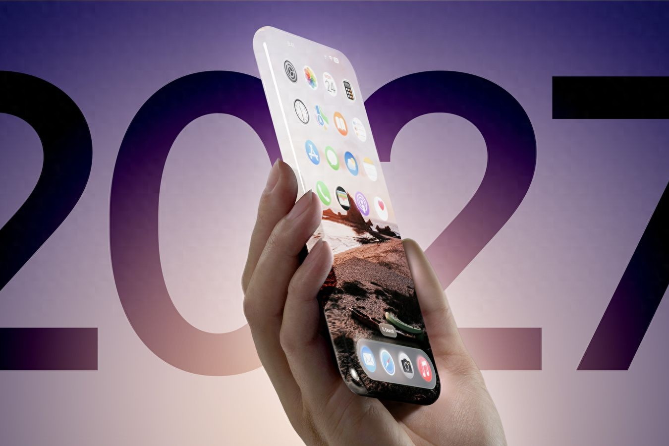 iOS 26 液态玻璃设计或预示未来 iPhone 将采用无边框设计