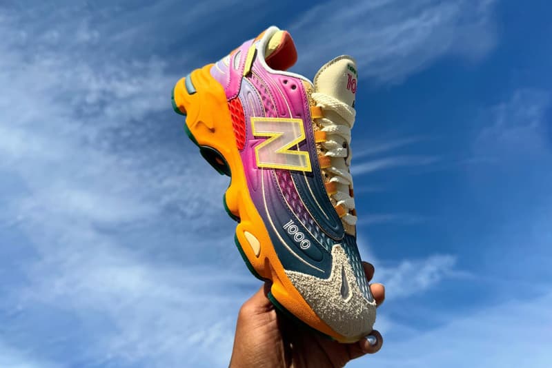 Salehe Bembury 再度发布 New Balance 1000 粉橙渐变配色鞋款