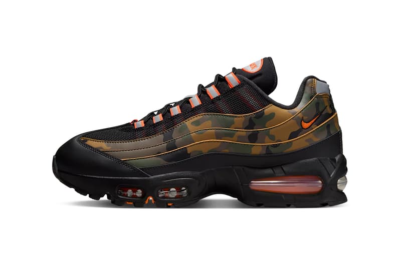 「Green Camo」低调现身：Nike Air Max 95 鞋款潜行登场