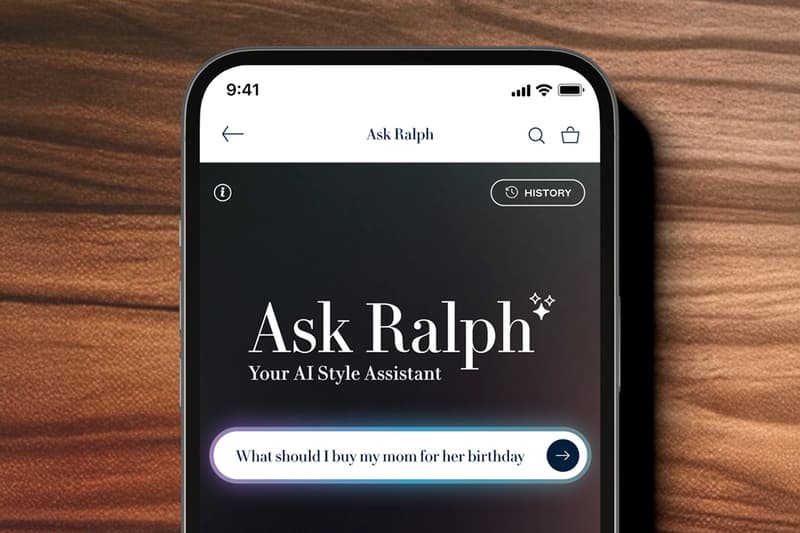 Ralph Lauren 首推 AI 造型师聊天机器人「Ask Ralph」