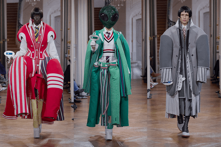 外星人入侵巴黎时装周，Thom Browne 2026 春夏系列大秀登场