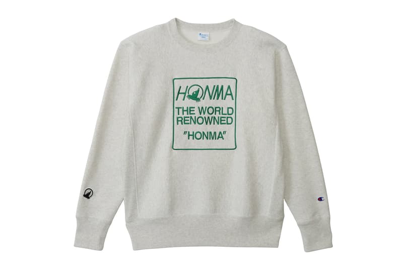 Champion 携手日本高尔夫品牌 HONMA 推出首个联名服饰系列