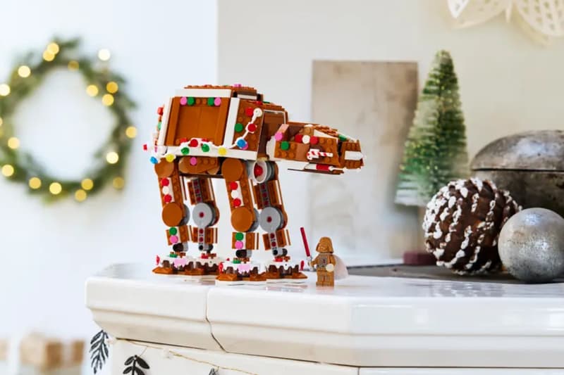 节庆原力来袭：LEGO Star Wars 圣诞主题 Gingerbread AT-AT Walker 正式登场