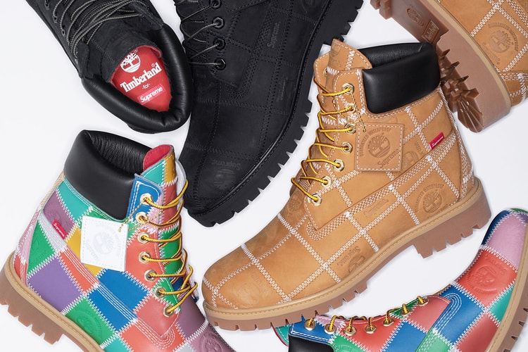 Supreme × Timberland 2025 秋冬合作系列鞋款登场