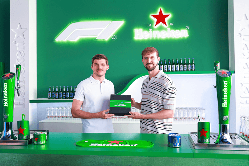 Heineken 与 F1 续签伙伴关系，推出全球首张 F1 季票