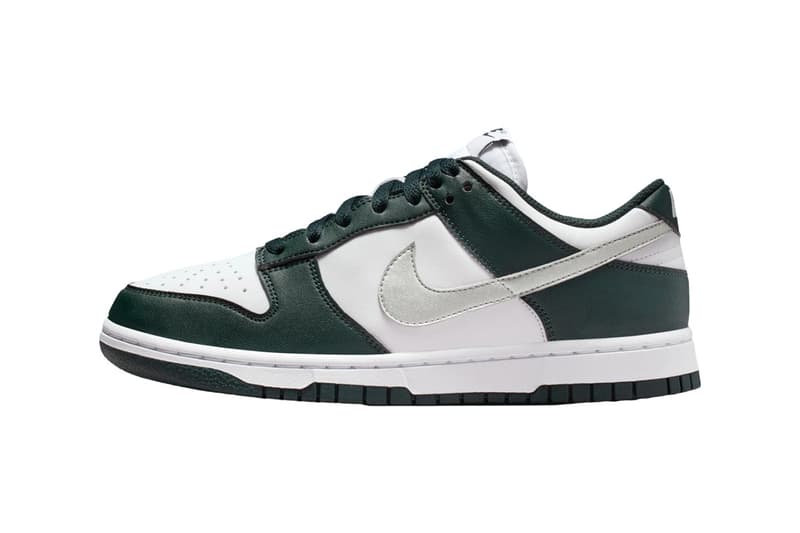 金属感 Swoosh！Nike Dunk Low 最新配色「Seaweed」鞋款