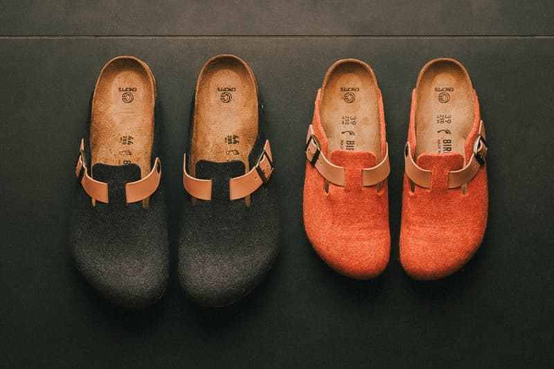 Birkenstock 携手 CNCPTS 推出温暖质感 Boston「Felt」联乘系列