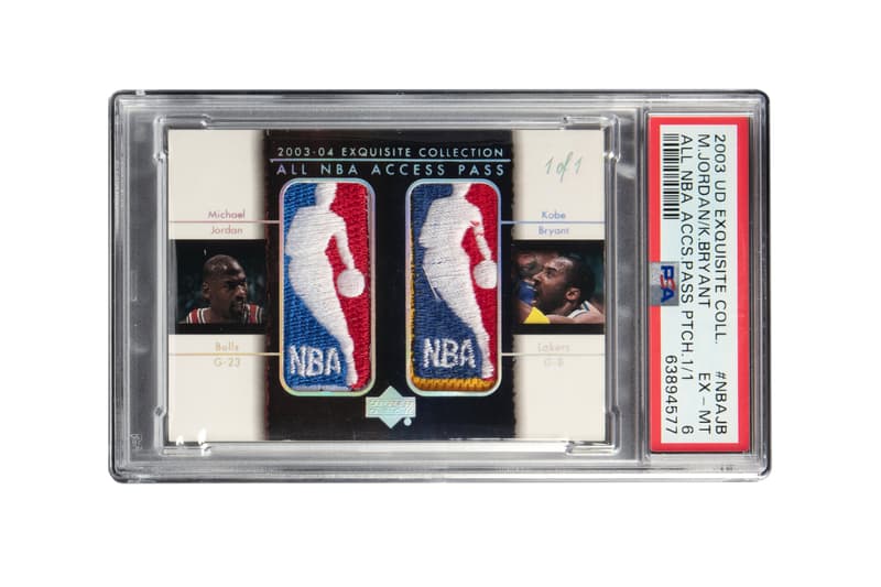 Kobe Bryant × Michael Jordan 双 Logoman 球卡以 317 万美元成交