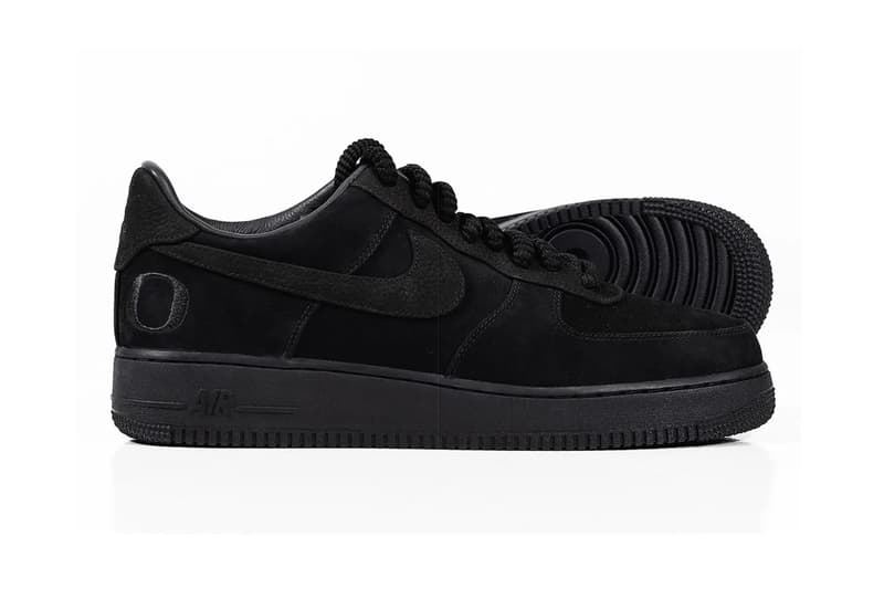Oregon Ducks 公开限定 Nike Air Force 1「Stealth Premium」PE：全黑隐身球员专属版鞋款