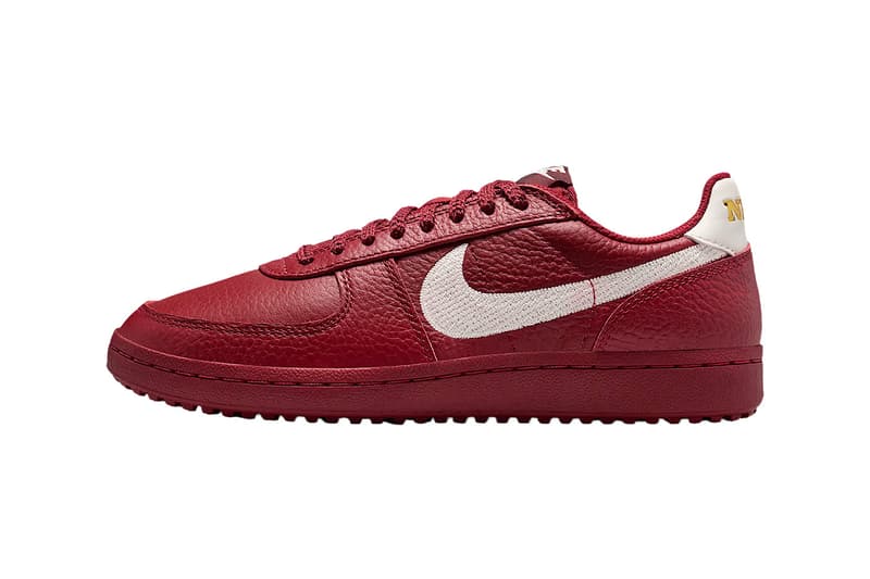 Nike 为 Field General「Team Crimson」鞋款添上夺目金色印记