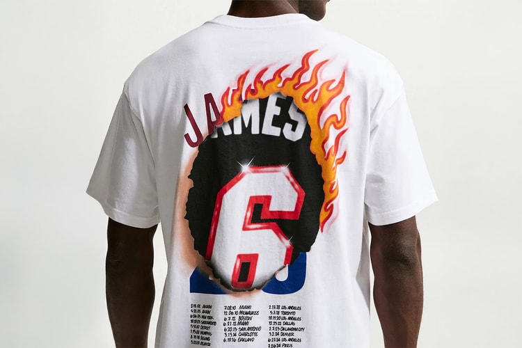 Nike 推出全新图案 T-Shirt 系列，向 LeBron James 41 岁生日致敬