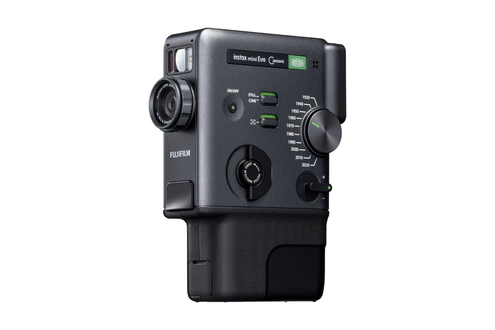 自由调节年代滤镜，富士发布全新直立式复古相机 instax mini Evo Cinema