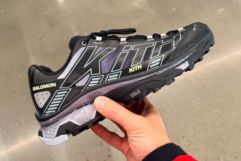 Ronnie Fieg 率先曝光全新 Kith × Salomon XT‑4K 实鞋细节