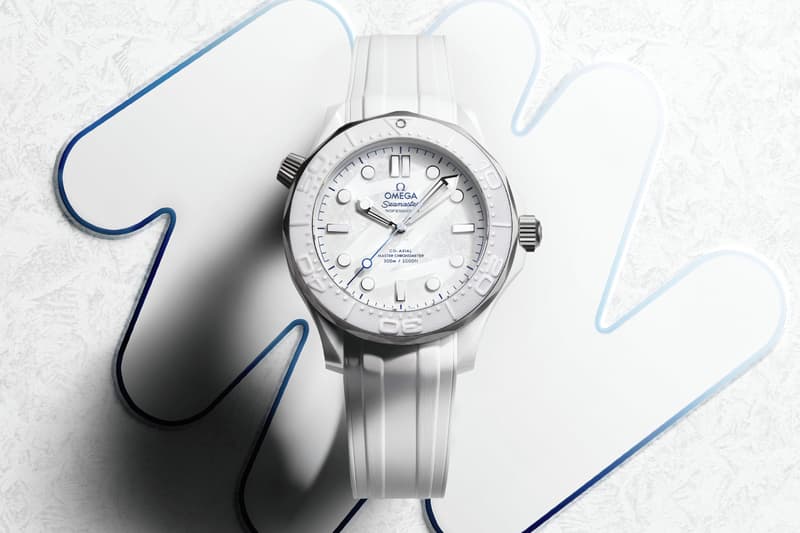 OMEGA 推出 Seamaster Diver 300M「Milano Cortina 2026」霜面陶瓷表盘潜水表