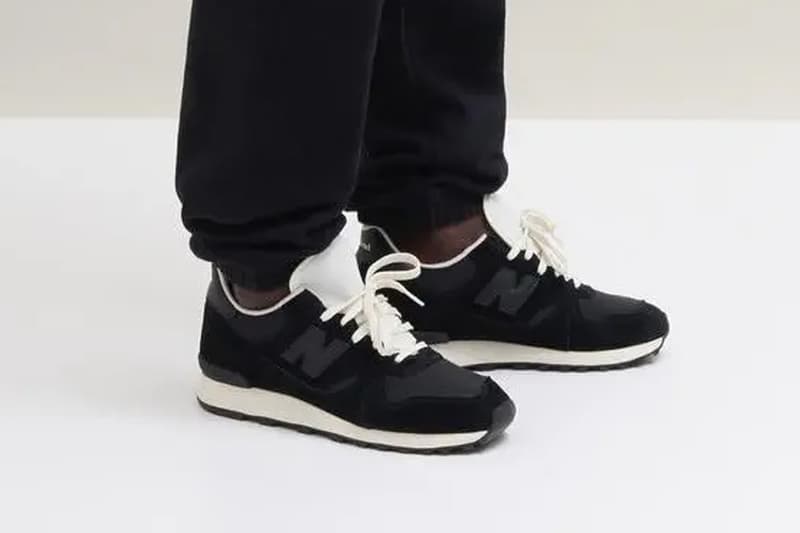 JJJJound 预告全新 New Balance 475「Black/White」联名配色鞋款