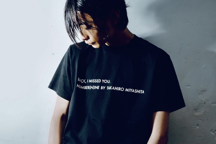 Number (N)ine 回归，叛逆态度图案 Tee 登场