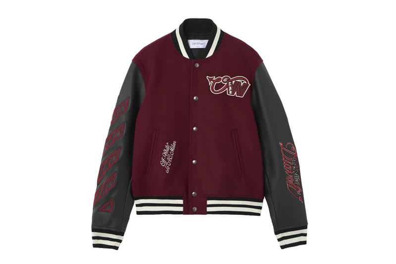 Off-White™ × AC Milan 超人气联乘 Varsity Jacket 棒球外套正式发售