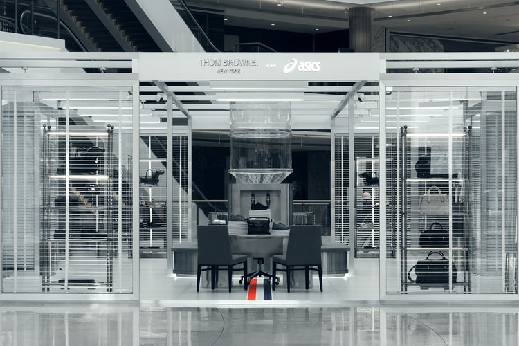 走进 Thom Browne × ASICS 上海恒隆广场限时体验空间