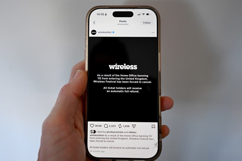 Ye 被禁入英国，Wireless Festival 全面取消