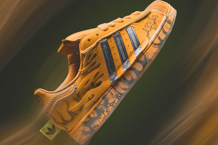 adidas Originals 携手 Hellstar 推出「Hazy Orange」Superstar II 鞋款