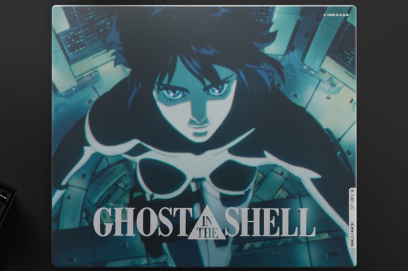 Wallhack 推出高效能《Ghost in the Shell》强化玻璃滑鼠垫与电竞手臂袖套