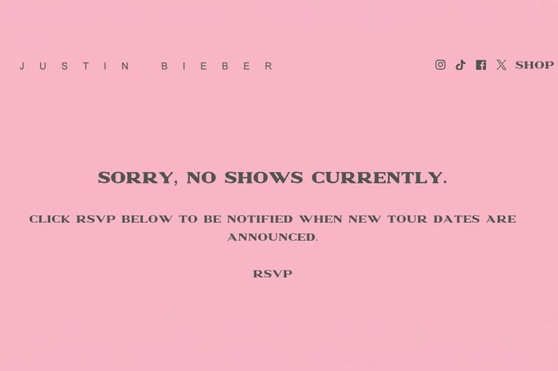 Justin Bieber 暗示开启全新《SWAG》世界巡回？