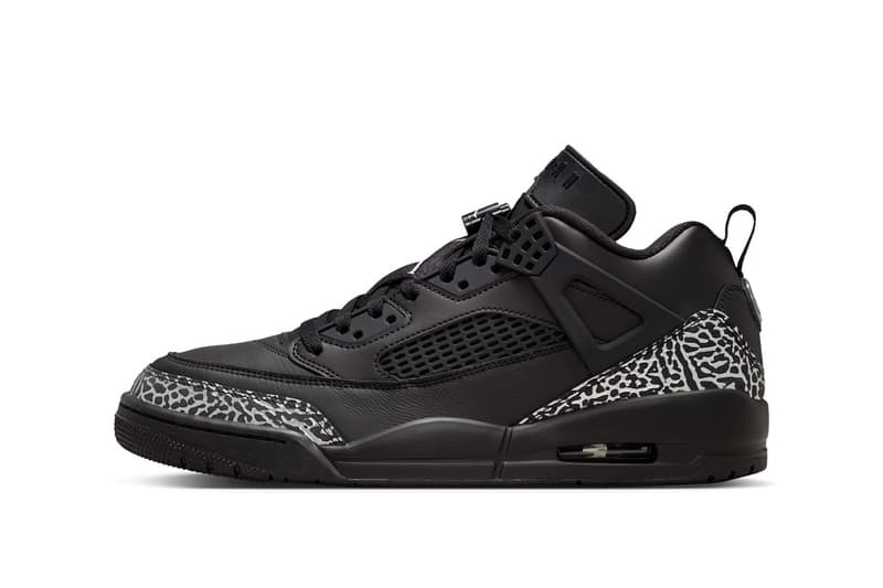 Jordan Brand 推出 Jordan Spizike Low「Black/Metallic Silver」低调配色鞋款