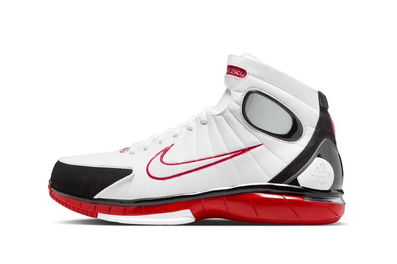 经典回归！Nike Air Zoom Huarache 2K4「White/Varsity Red」配色鞋款强势登场