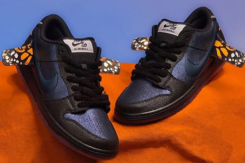 Bluetile × Nike SB「Monarch Butterfly」Dunk Low：25 周年限量联乘鞋款即将登场