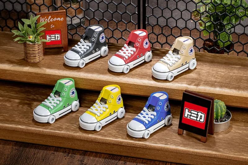 Tomica 联乘 Converse 打造限定「Dream Tomica All Star Collection Vol.1」迷你车款