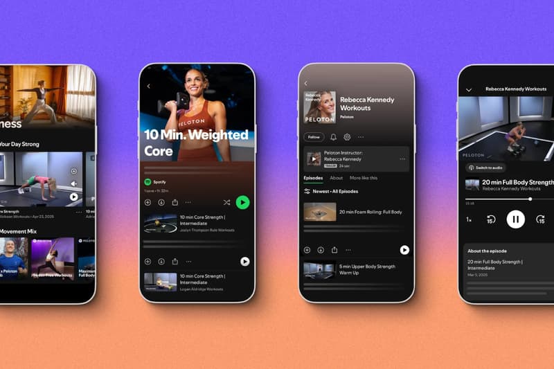 Peloton 健身课堂登陆你的 Spotify App：随时开练