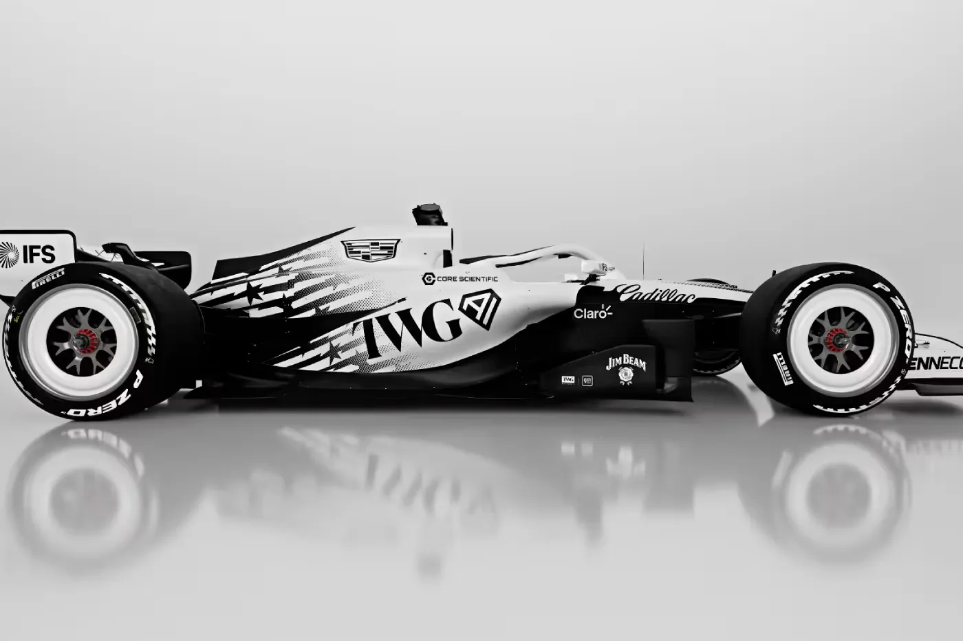 凯迪拉克 Cadillac「Stars and Stripes」F1 涂装登陆 Miami