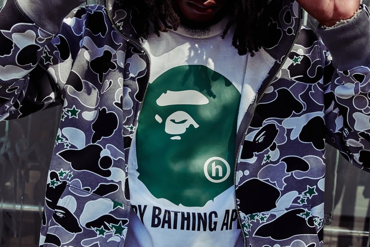 BAPE 携手 HIDDEN.NY 推出绿色主题联乘系列