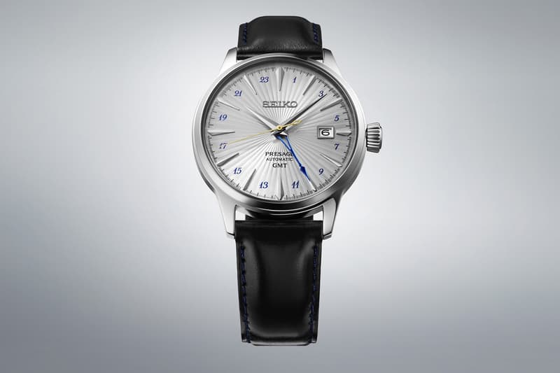 Seiko 推出全新 Presage Cocktail Time「Silver Bullet」GMT 腕表