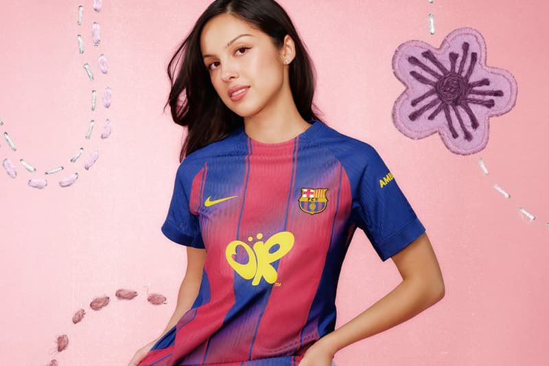 Olivia Rodrigo 联乘 Spotify 推出独家 FC Barcelona 球衣
