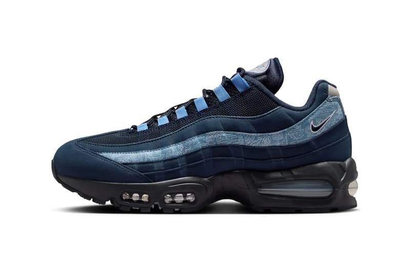 Nike 以 Air Max 95 Big Bubble「Obsidian/Work Blue」鞋款庆祝 30 周年里程碑