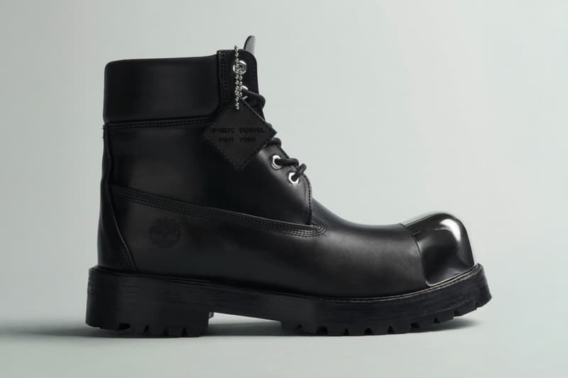 Public School NY 史上最狠客制 Timbs：金属鞋头硬派登场