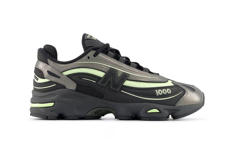 New Balance 1000「Black Metallic/Dry Lime」全新配色鞋款登场
