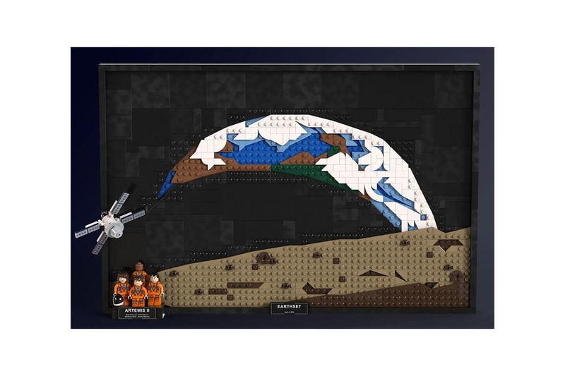 LEGO Ideas 创作把 Artemis II 任务变成积木拼砌挂墙艺术海报